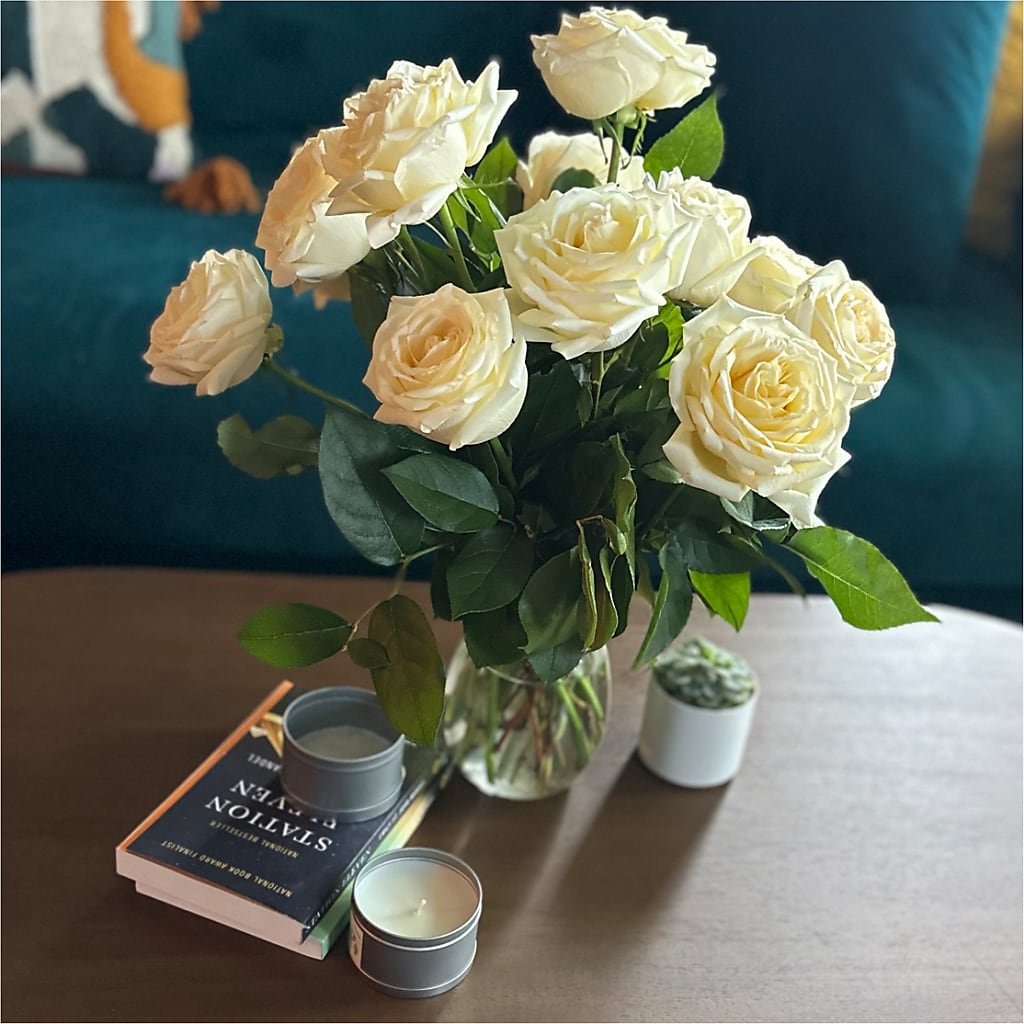 Long Stem Yellow Rose Bouquet –  Olive Branch Flowers, Chittenango NY