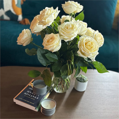 Long Stem Yellow Rose Bouquet –  Olive Branch Flowers, Chittenango NY