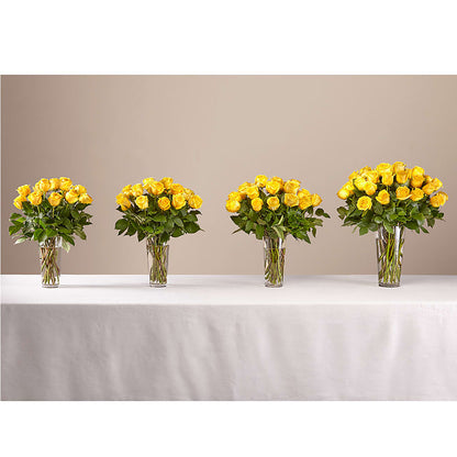 Long Stem Yellow Rose Bouquet –  Olive Branch Flowers, Chittenango NY
