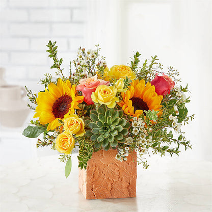 Sunflower Season Bouquet –  Olive Branch Flowers, Chittenango NY