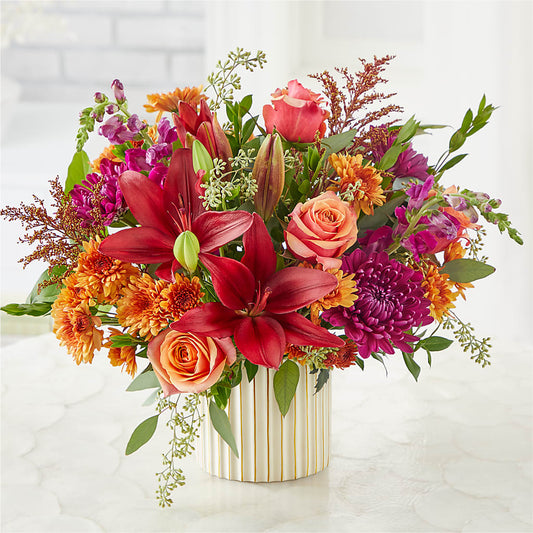 Burgundy Landscape Bouquet –  Olive Branch Flowers, Chittenango NY