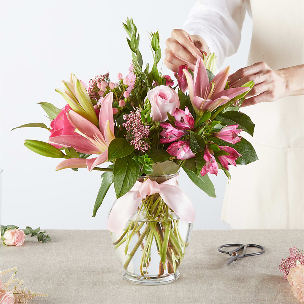 Pink Ribbon - A Florist Original –  Olive Branch Flowers, Chittenango NY