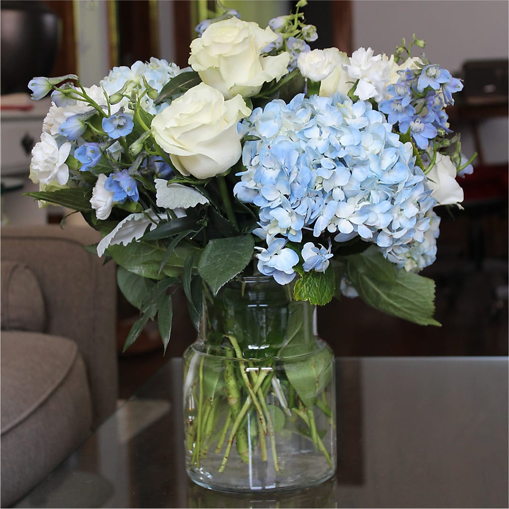 Clear Skies Bouquet –  Olive Branch Flowers, Chittenango NY