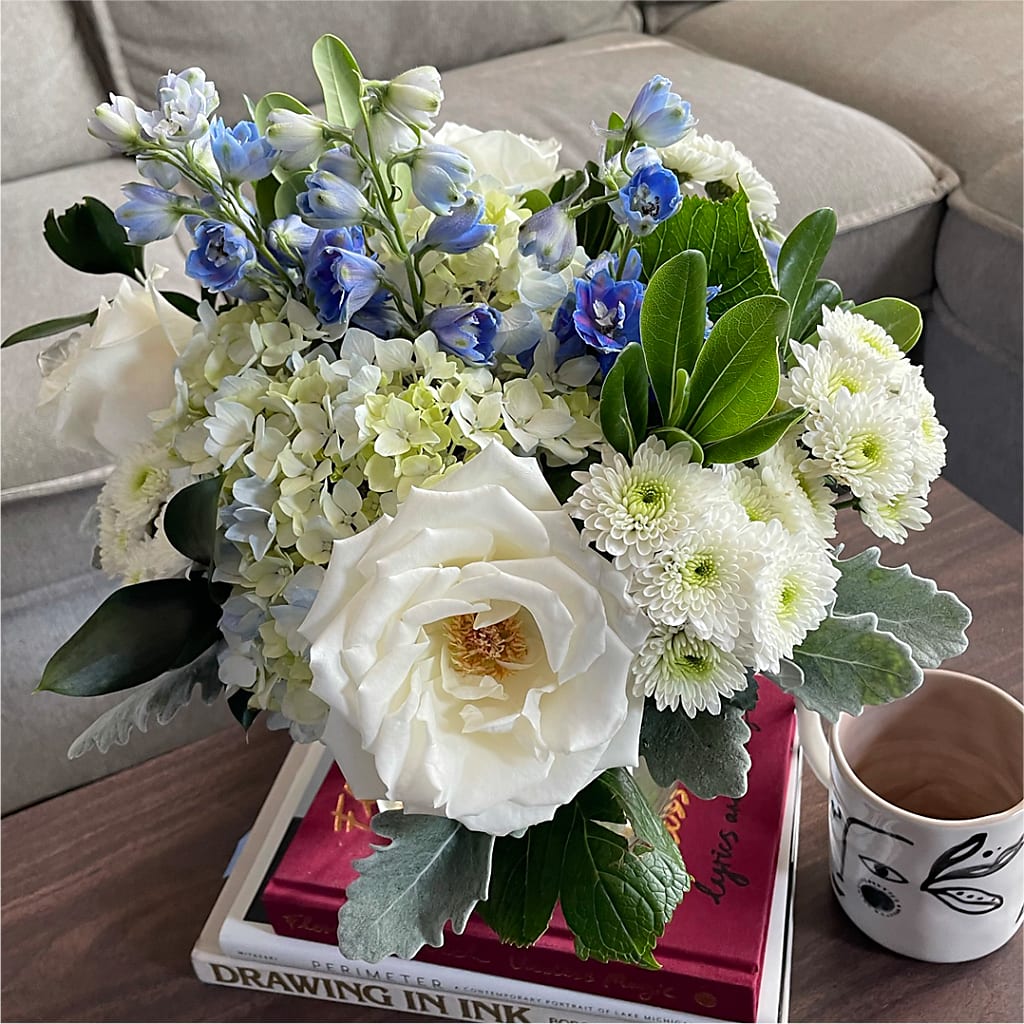 Clear Skies Bouquet –  Olive Branch Flowers, Chittenango NY
