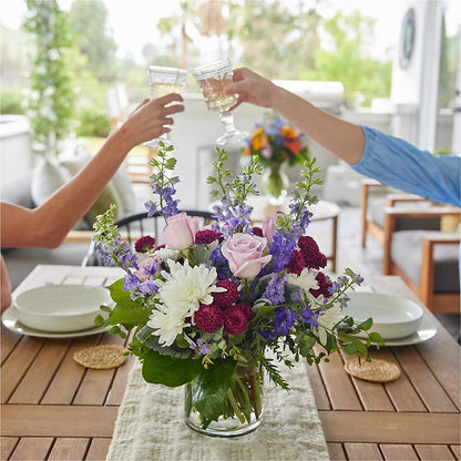 Violet Frost Bouquet –  Olive Branch Flowers, Chittenango NY