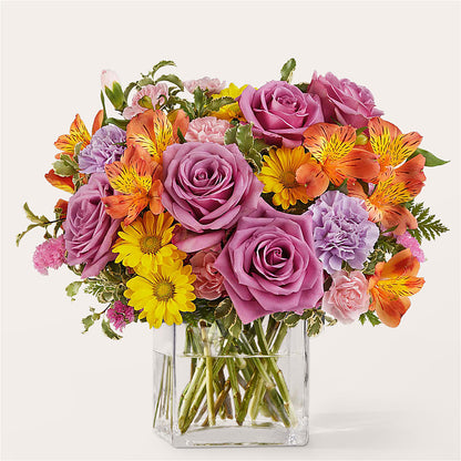 Shades of Happiness Bouquet –  Olive Branch Flowers, Chittenango NY