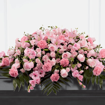 Garden of Comfort Casket Spray (Standard) –  Olive Branch Flowers, Chittenango NY