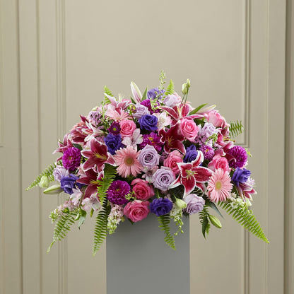 Fare Thee Well Pedestal –  Olive Branch Flowers, Chittenango NY
