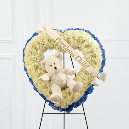 Precious Child Standing Heart –  Olive Branch Flowers, Chittenango NY
