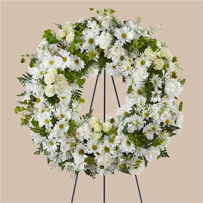 Faithful Wishes Wreath –  Olive Branch Flowers, Chittenango NY