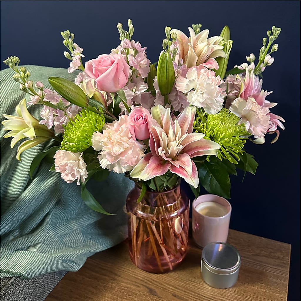 Pretty in Pink Bouquet –  Olive Branch Flowers, Chittenango NY