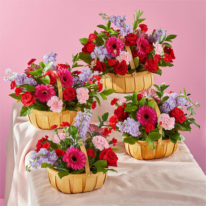 Pink Picnic Basket –  Olive Branch Flowers, Chittenango NY
