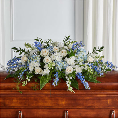 Timeless Essence Casket Spray –  Olive Branch Flowers, Chittenango NY