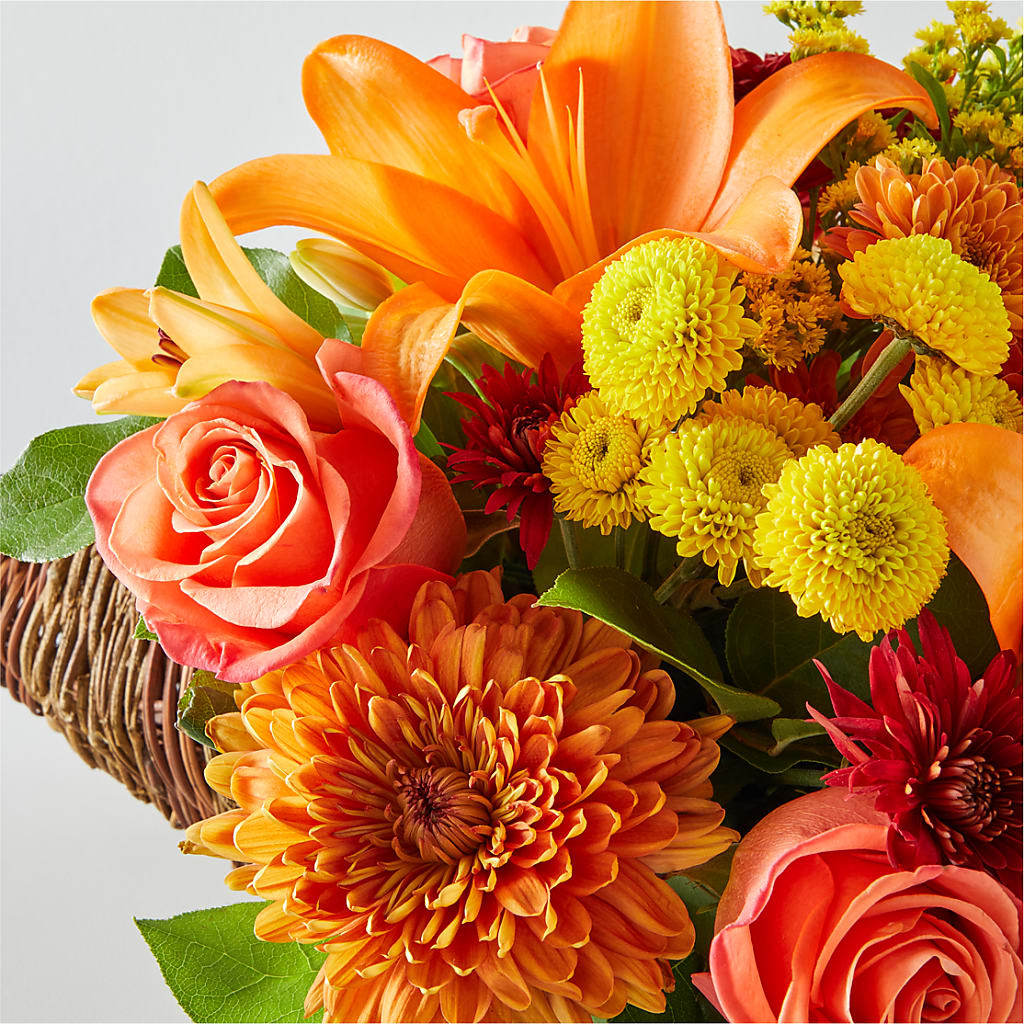 Bouquet of Blessings Cornucopia –  Olive Branch Flowers, Chittenango NY