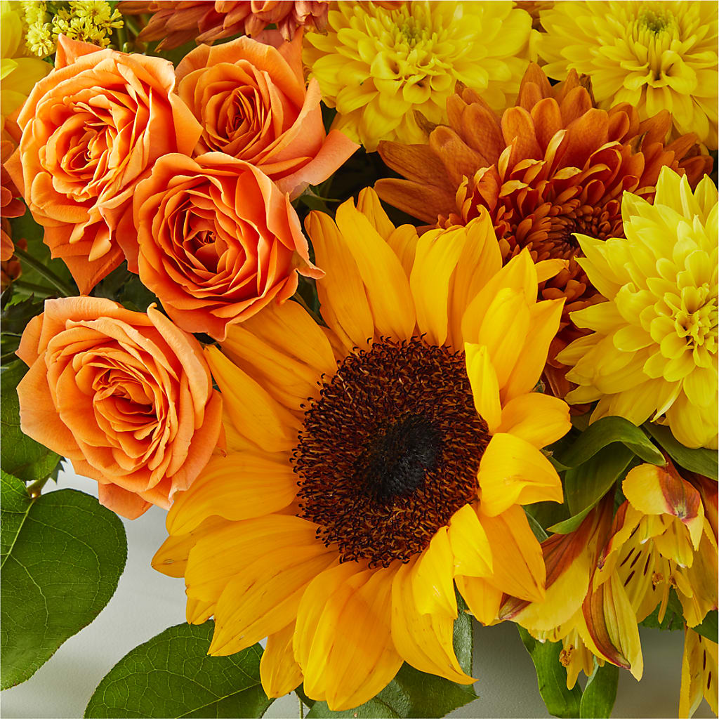 Autumn Harmony Centerpiece –  Olive Branch Flowers, Chittenango NY