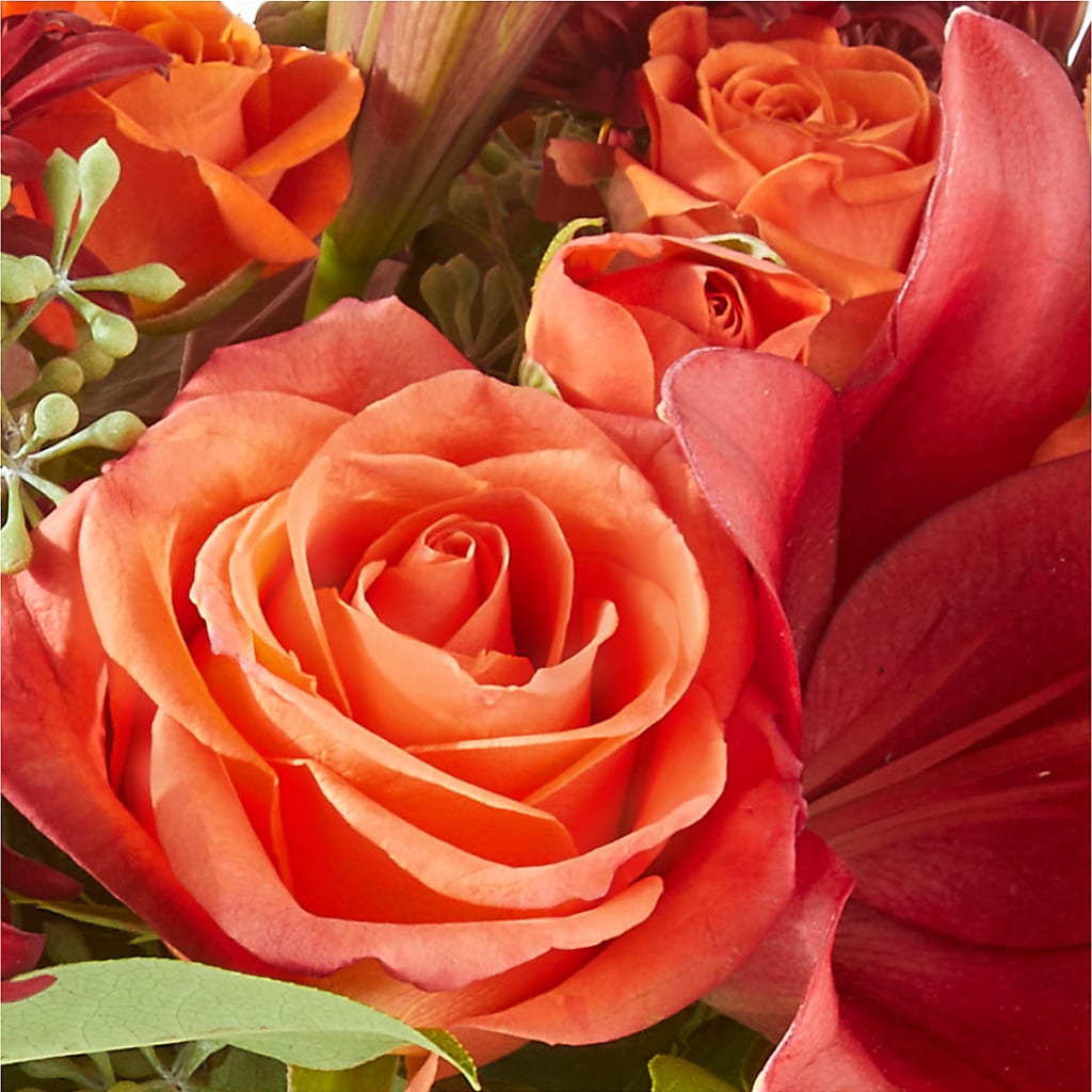 Crimson Leaves Bouquet –  Olive Branch Flowers, Chittenango NY
