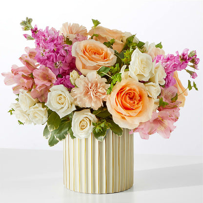 Paradise Bouquet with Ivory Vase –  Olive Branch Flowers, Chittenango NY