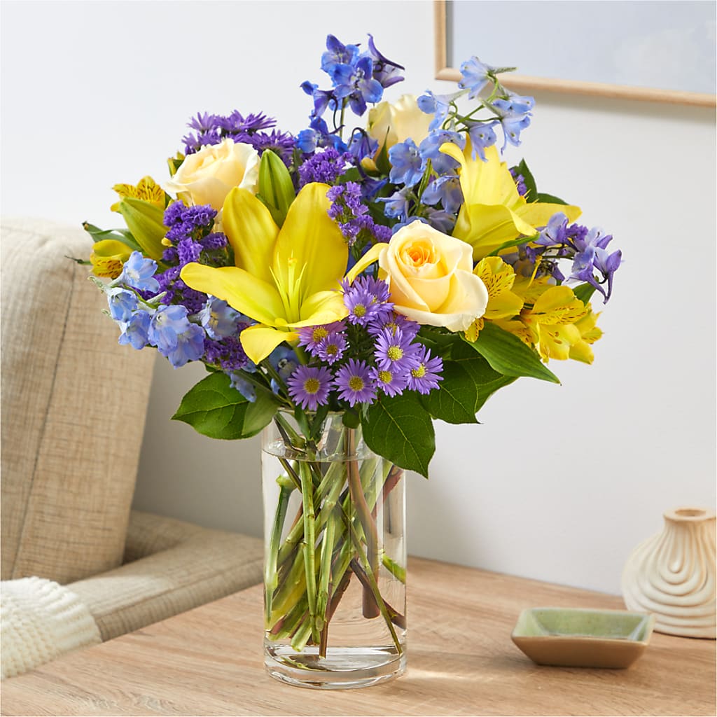 Limoncello Bouquet –  Olive Branch Flowers, Chittenango NY