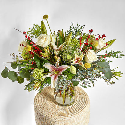 Berry & Bright Bouquet –  Olive Branch Flowers, Chittenango NY