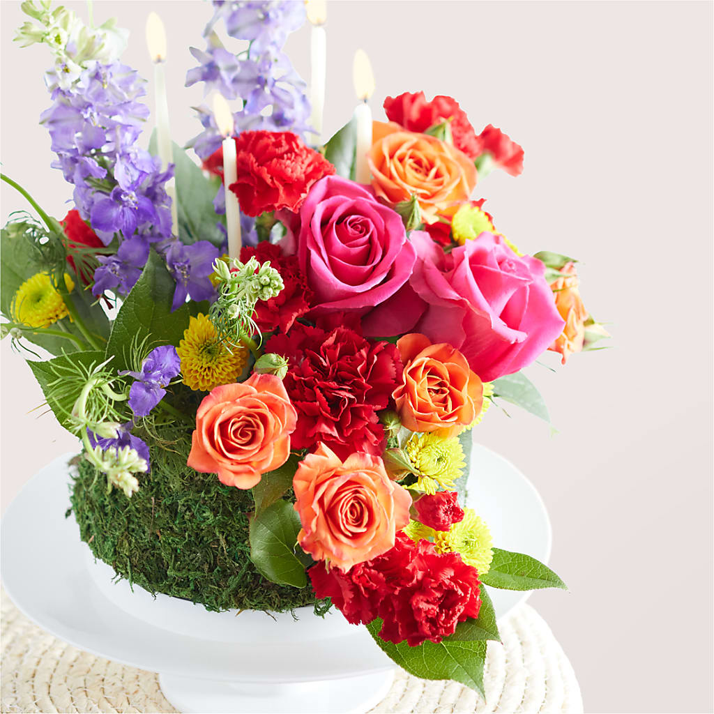 Best Year Yet Floral Cake –  Olive Branch Flowers, Chittenango NY