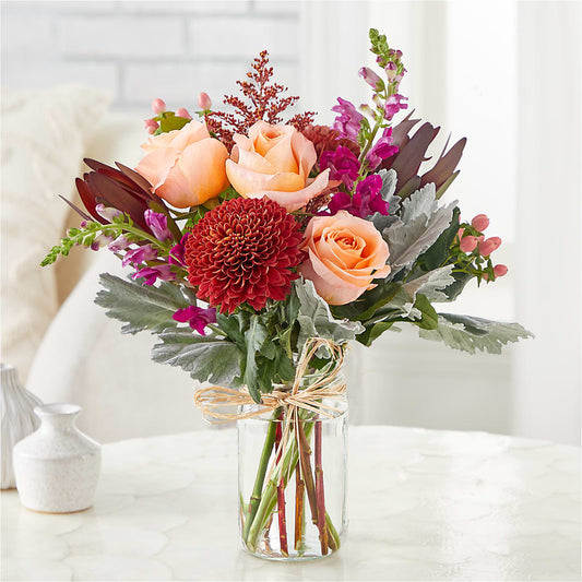 Moody Hues Bouquet –  Olive Branch Flowers, Chittenango NY