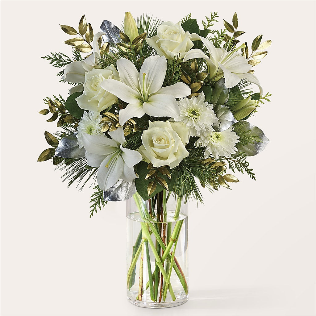 Wintry Mix Bouquet –  Olive Branch Flowers, Chittenango NY