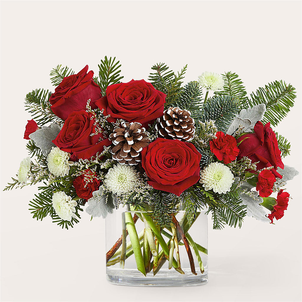 Yule Cheer Bouquet –  Olive Branch Flowers, Chittenango NY