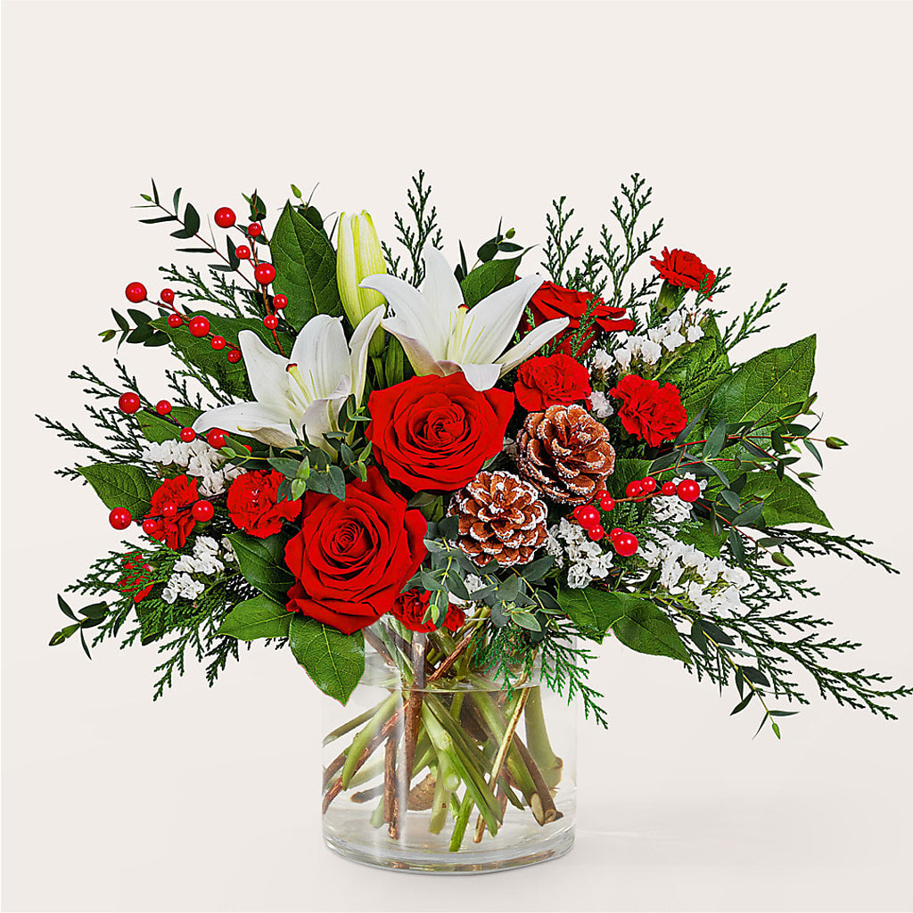Best in Snow Bouquet –  Olive Branch Flowers, Chittenango NY