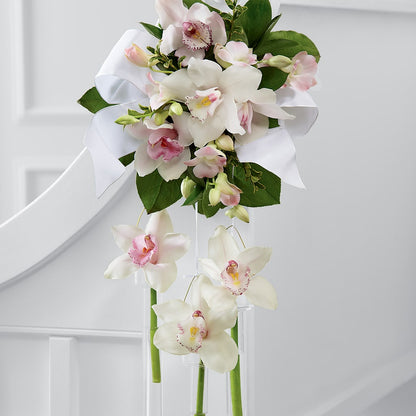 Perfect Entrance Pew Arrangement –  Olive Branch Flowers, Chittenango NY