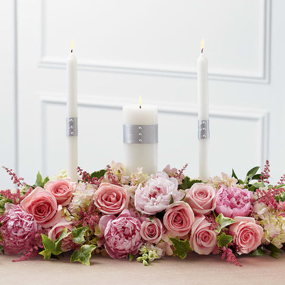 Worldwide Romance Unity Candle Arrangement –  Olive Branch Flowers, Chittenango NY