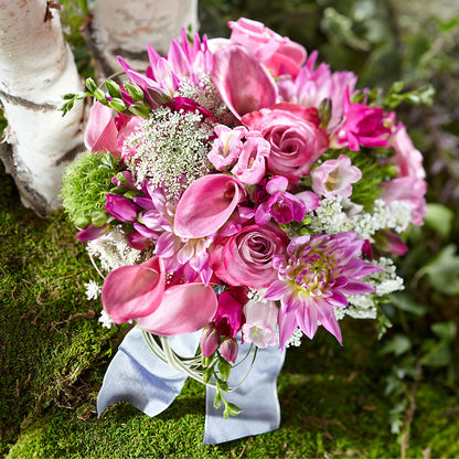 Pink Profusion Bouquet –  Olive Branch Flowers, Chittenango NY