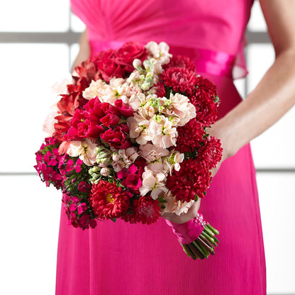 Pink Effervescence Bouquet –  Olive Branch Flowers, Chittenango NY