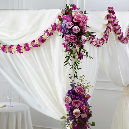 Color & Light Chuppah Decor –  Olive Branch Flowers, Chittenango NY