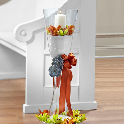 Matrimony Pew Decor –  Olive Branch Flowers, Chittenango NY