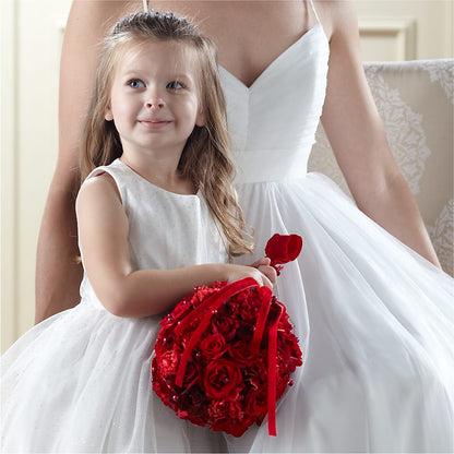 Pure at Heart Flower Girl Arrangement –  Olive Branch Flowers, Chittenango NY