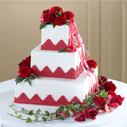 Forever Happiness Cake Decor –  Olive Branch Flowers, Chittenango NY